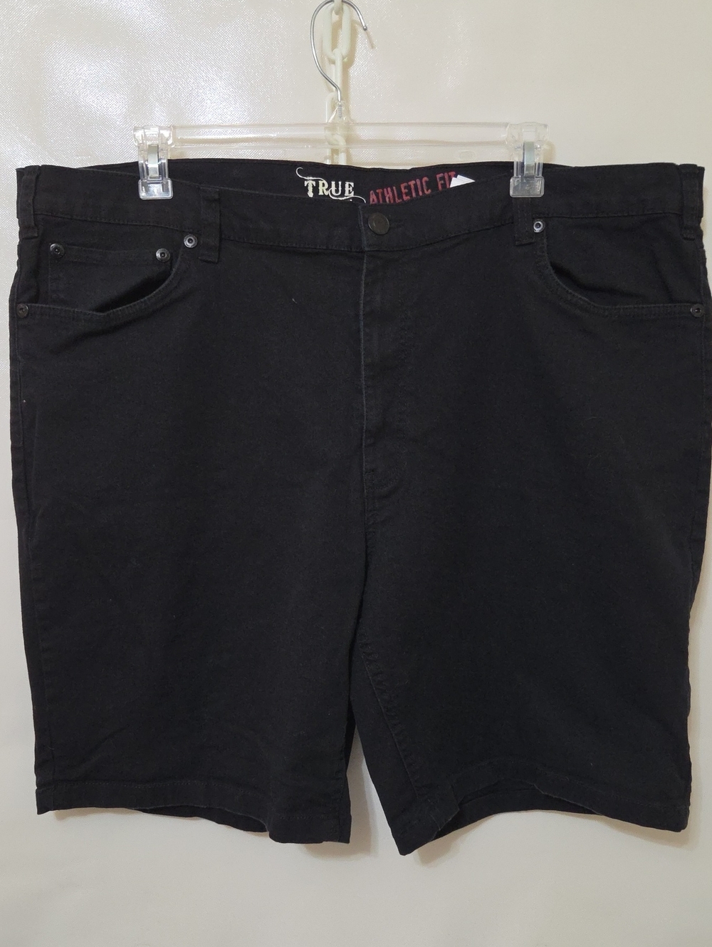 True Nation Athletic Fit Men’s Black Jean Shorts - Size 48